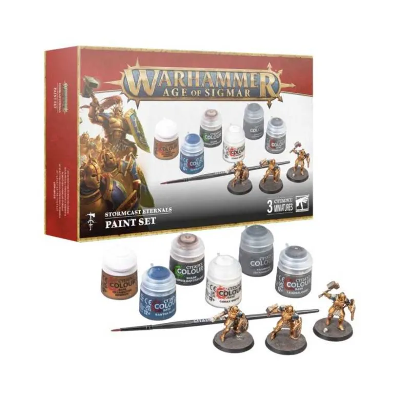 Age Of Sigmar: Stormcast Eternals Paint Set (3)