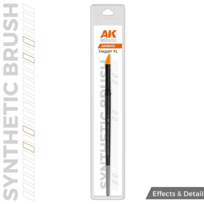 Ak Synthetic Brush - Dagger Xl