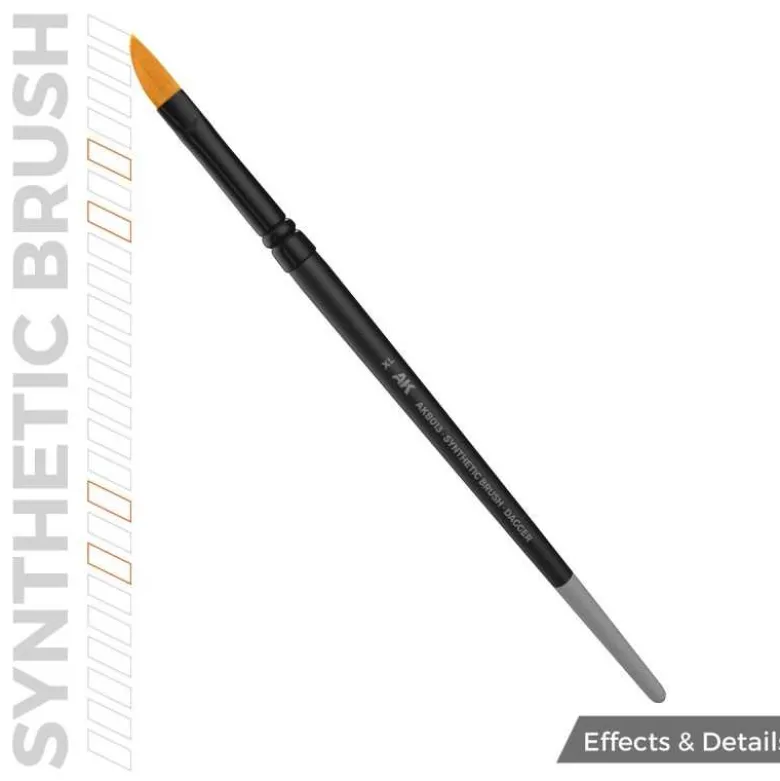 Ak Synthetic Brush - Dagger Xl