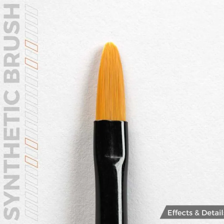 Ak Synthetic Brush - Filbert 4