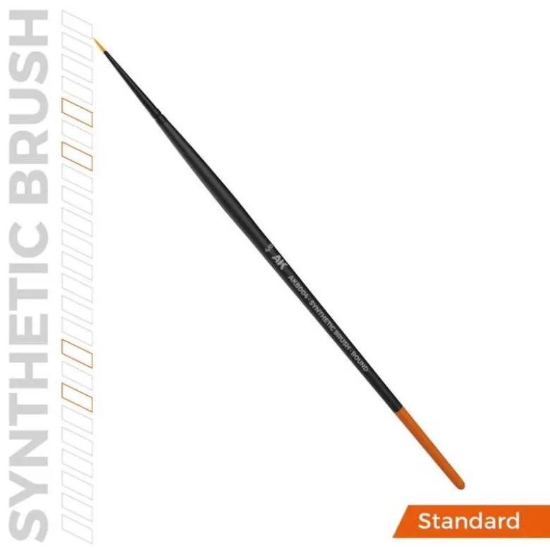 Ak Synthetic Brush - Round 4/0