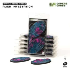 Alien Infestation Bases Oval 90mm (x2)