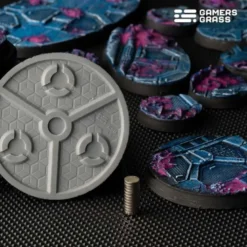 Alien Infestation Bases Round 50mm (x3)