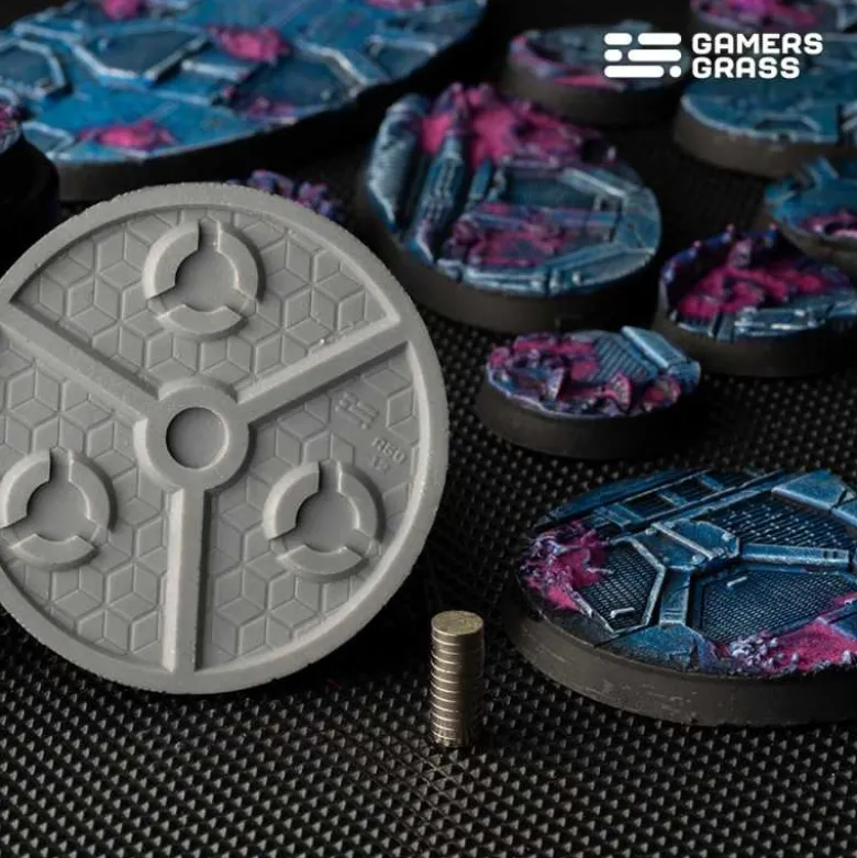 Alien Infestation Bases Round 50mm (x3)