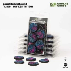 Alien Infestation Bases Round 40mm (x5)