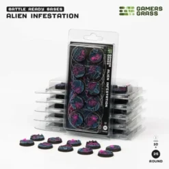 Alien Infestation Bases Round 25mm (x10)