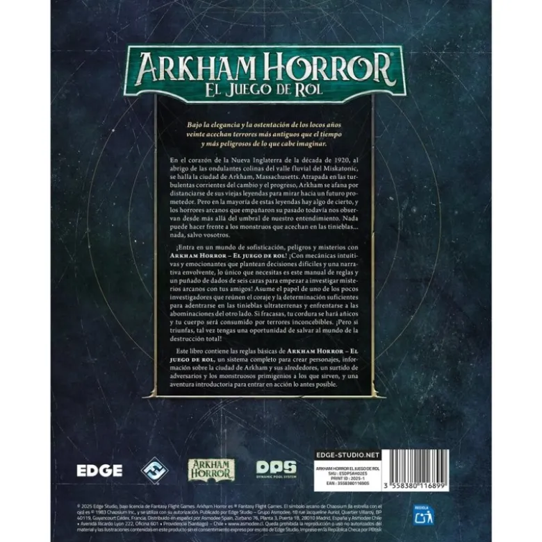 Arkham Horror RPG Manual Básico