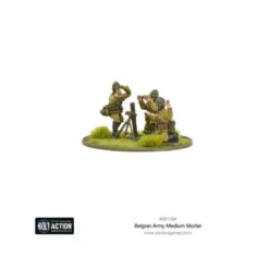 Belgian Army Medium Mortar Team