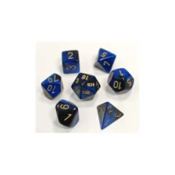 Black-Blue with Gold Set (7)