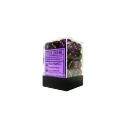 Black-Purple with Gold 12 mm (36)