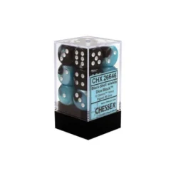 Black-Shell w/white 16mm (12)