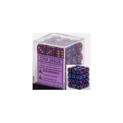 Blue-Purple with Gold 12 mm (36)