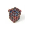 Blue-Red with Gold 12 mm (36)