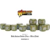 Bolt Action Orders Dice - Olive Drab (12)