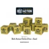 Bolt Action Orders Dice - Sand (12)