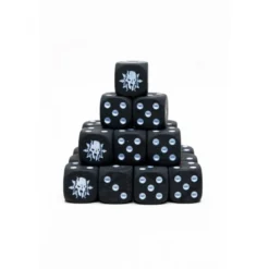 Caja de 24 Dados Personalizados de 16mm Para Ejércitos Caballeros del Caos