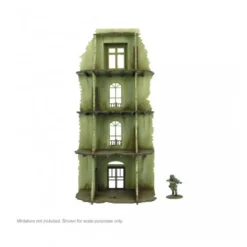 City in Ruins - 4 Storey Building Facade (1)