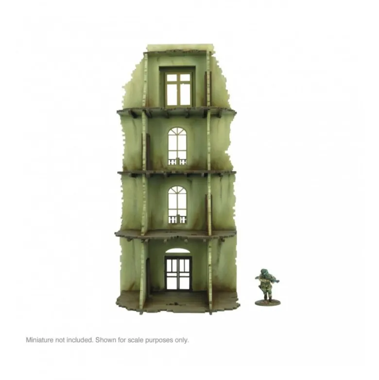 City in Ruins - 4 Storey Building Facade (1)