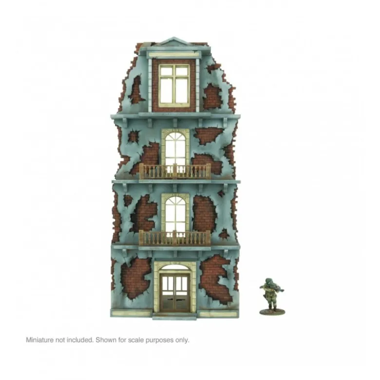 City in Ruins - 4 Storey Building Facade (1)