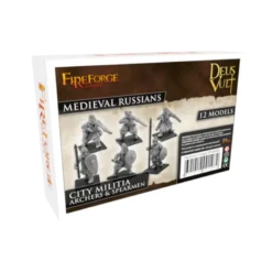 City Militia Archers & Spearmen (12 Resin Figures)