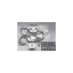 Clear with White Set (7)
