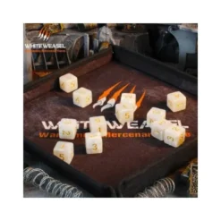 Dados Acrílicos Marmol Blanco