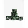 9 Dados +/- 16mm Verde Perla