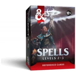 D&D: Tarjetas de Referencia: Hechizos (Niveles 2-3) (Inglés) -- Pre-pedido --