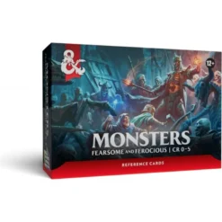 D&D: Tarjetas de Referencia: Monstruos (Temibles y Feroces) (Inglés) -- Pre-pedido --