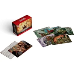 D&D: Tarjetas de Referencia: Monstruos (Animales y PNJs) (Inglés) -- Pre-pedido --