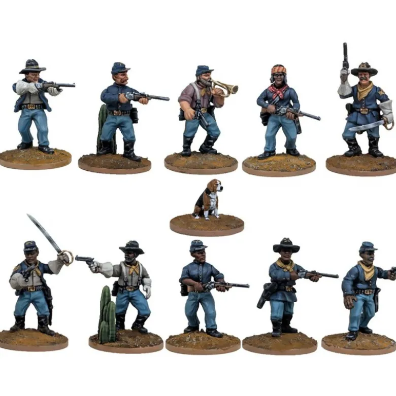 Dead Man’s Hand Plastic US Cavalry (& Buffalo Soldiers)