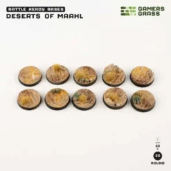 Deserts of Maahl Round 25mm (x10)