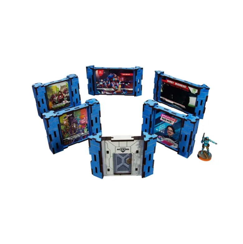 District 5 News Walls (6) (Prepintado) (Blue)