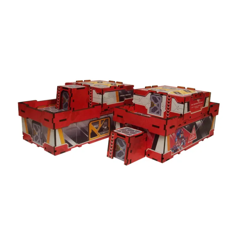 District 5 Shops 1 (2) Prepainted (Red)