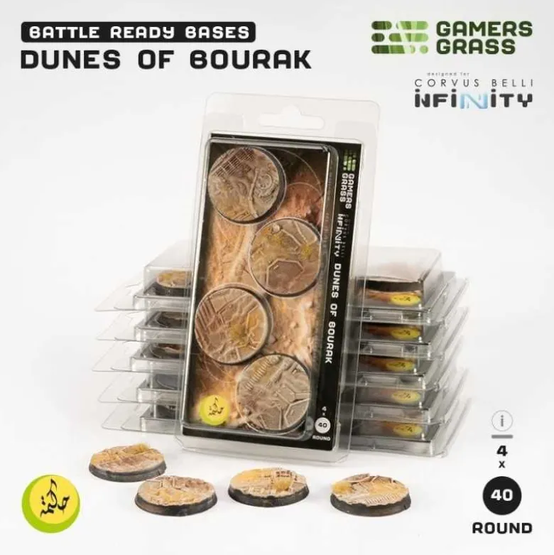 Dunes of Bourak Round 40mm (4x)