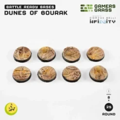 Dunes of Bourak Round 25mm (8x)
