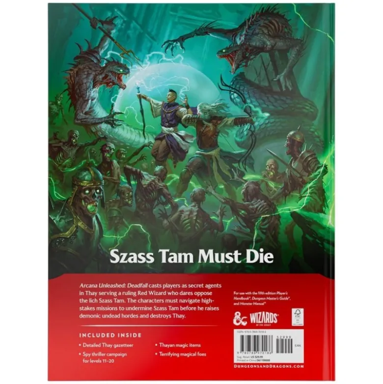 Dungeons & Dragons RPG Arcana Unleashed: Deadfall (Inglés) -- Pre-pedido --