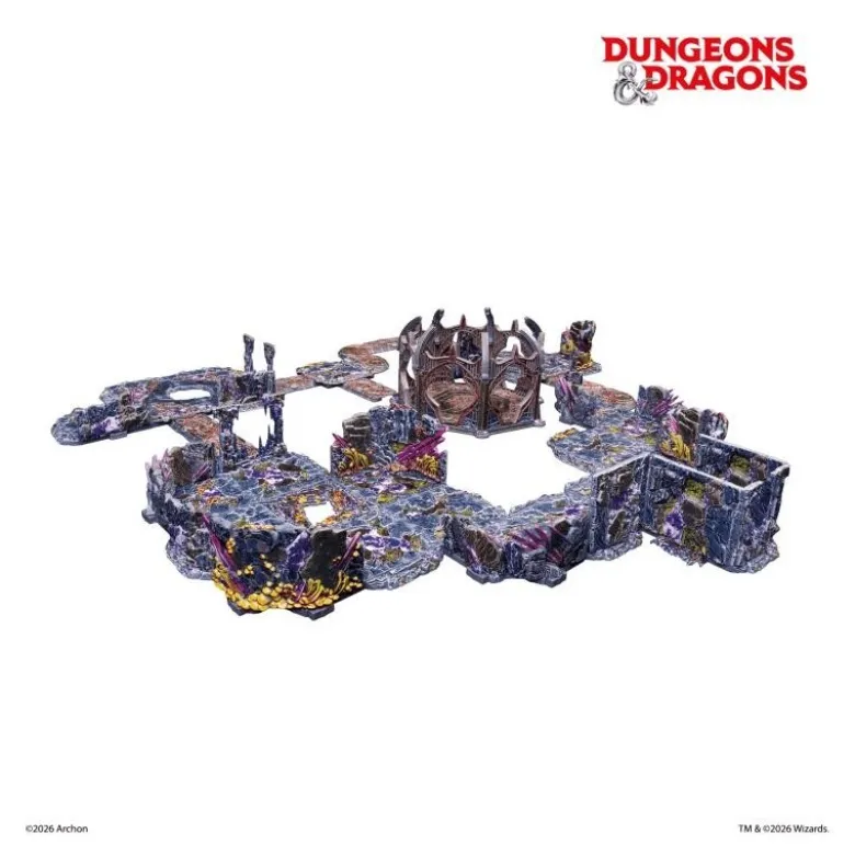 Dungeons & Dragons Underdark Pre-Painted Terrain Set -- Pre-pedido --