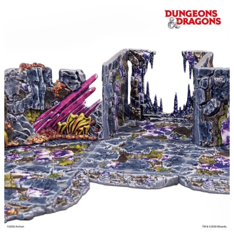 Dungeons & Dragons Underdark Pre-Painted Terrain Set -- Pre-pedido --