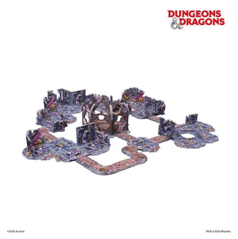 Dungeons & Dragons Underdark Pre-Painted Terrain Set -- Pre-pedido --