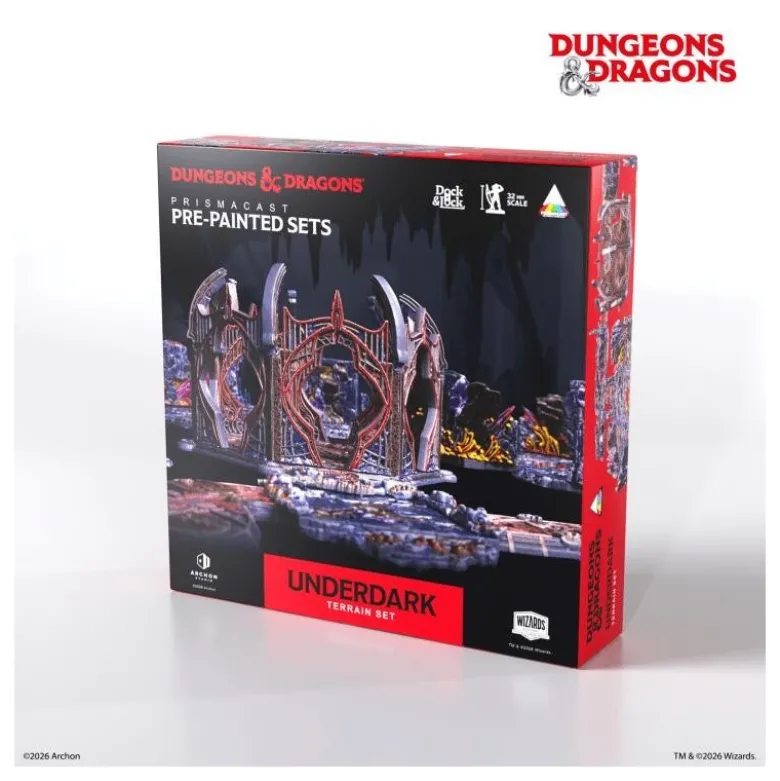 Dungeons & Dragons Underdark Pre-Painted Terrain Set -- Pre-pedido --