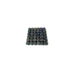 Dusty Blue with Gold 12 mm (36)