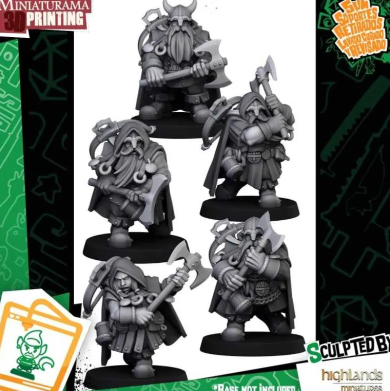 Dwarf Ranger axes 2 Hands (5)