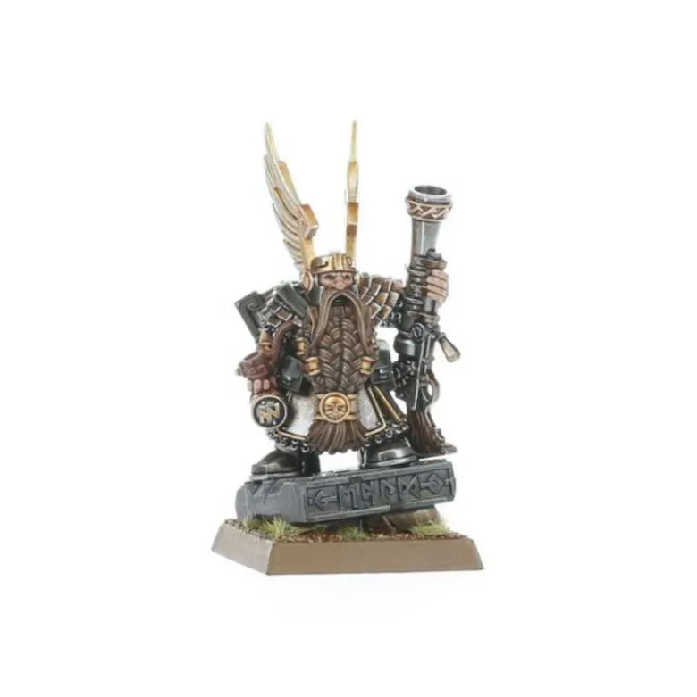 Dwarf Thane with Handgun on Oathstone (FW Resin)