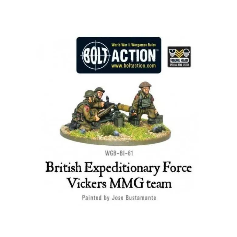 Early War British Vickers Mmg Team