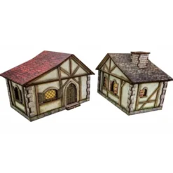 Fantasy Cottages (2) Prepintado [28mm]