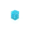 Frosted Caribbean Blue with White 12 mm (36)