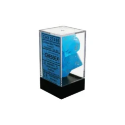 Frosted Caribbean Blue with White Set (7)