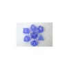 Frosted Polyhedral Blue/white Set (7)