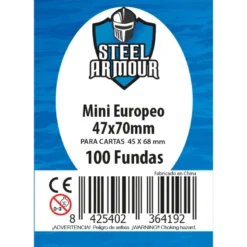 100 Fundas tamaño Mini Europeo 47x70
